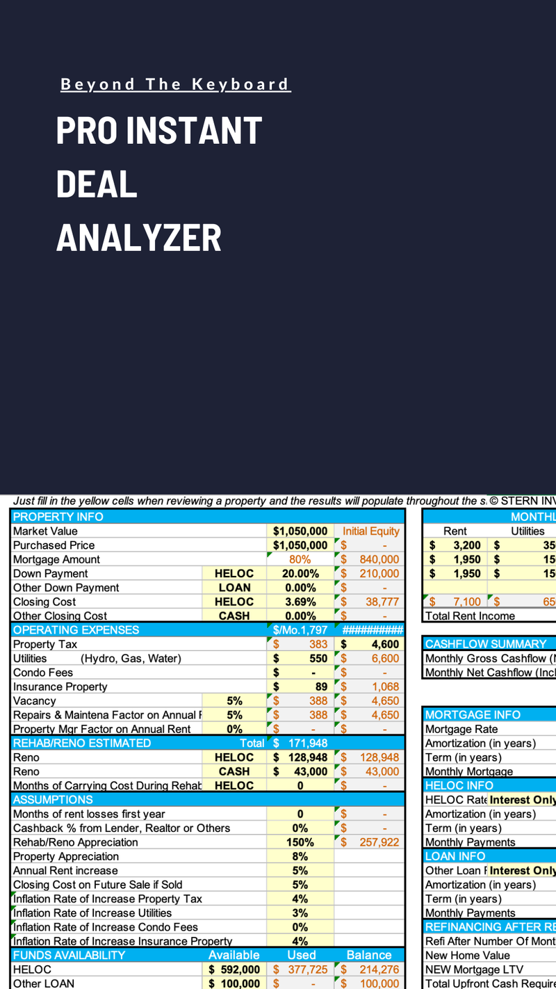 Pro Instant Deal Analyzer