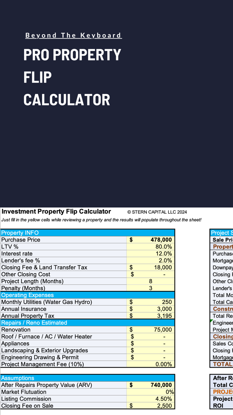 Pro Property Flip Calculator