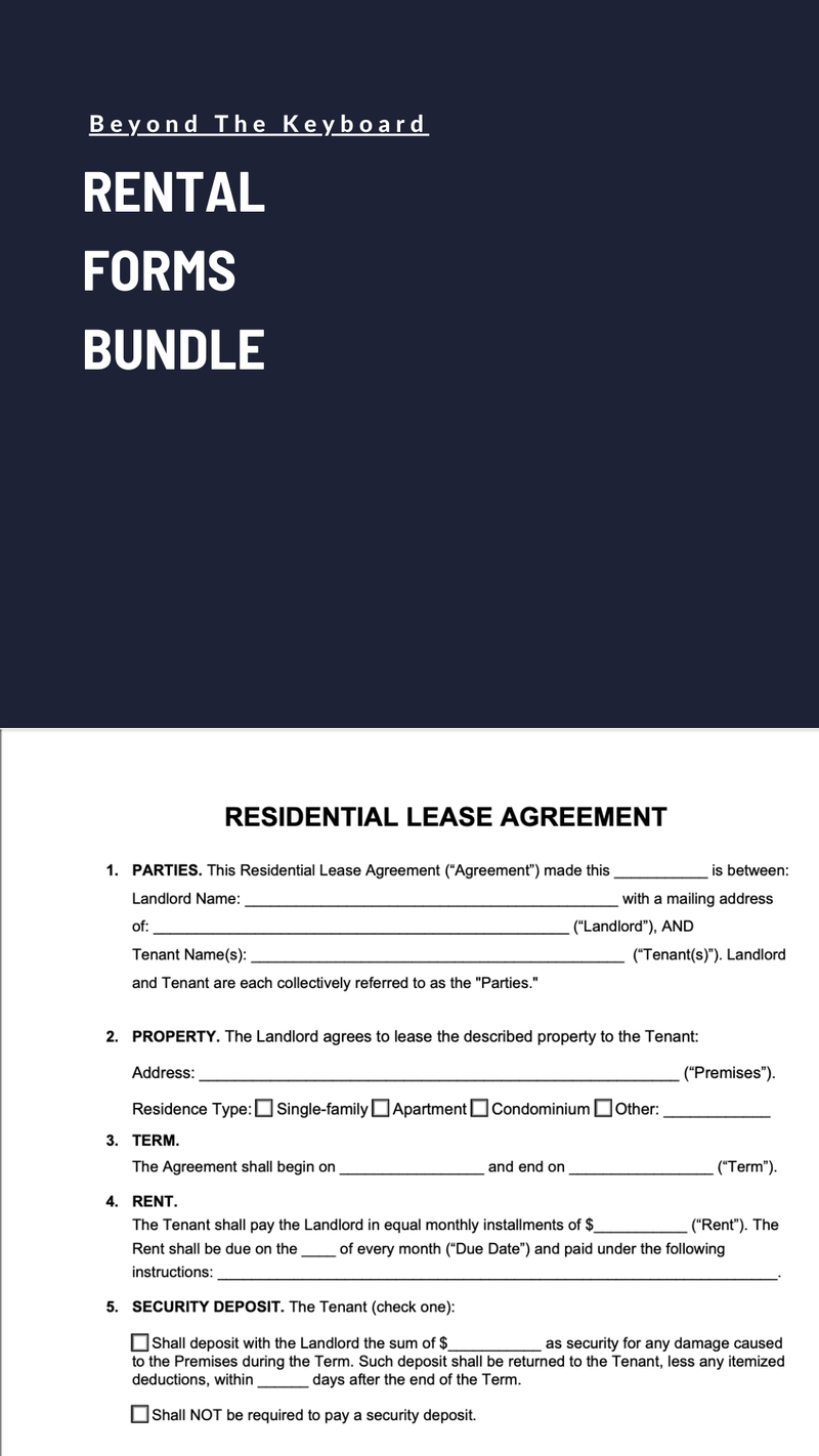 Rental Forms Bundle