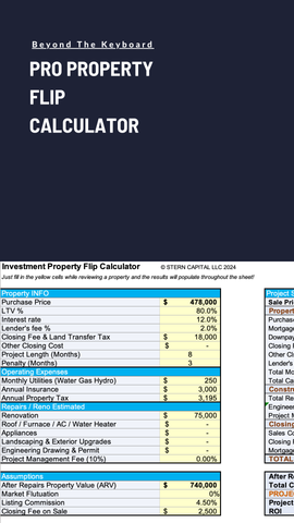 Pro Property Flip Calculator