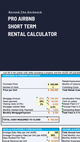 Pro AirBnB Short Term Rental Calculator
